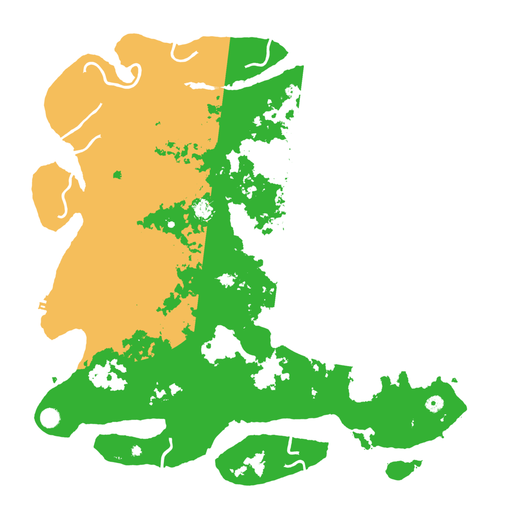 Biome Rust Map: Procedural Map, Size: 4500, Seed: 878995756
