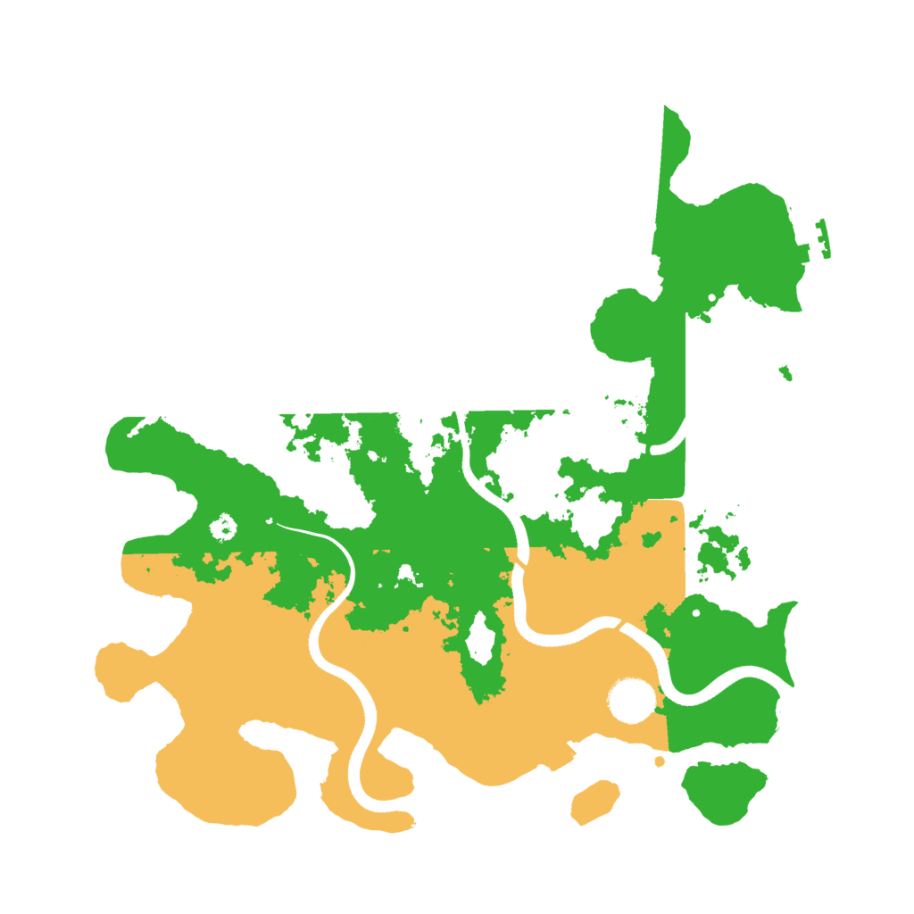 Biome Rust Map: Procedural Map, Size: 3500, Seed: 1268748160