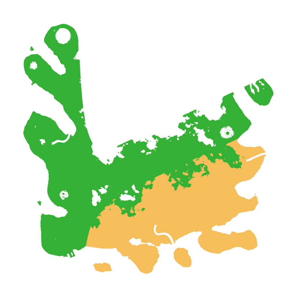 Biome Rust Map: Procedural Map, Size: 3500, Seed: 1068854471