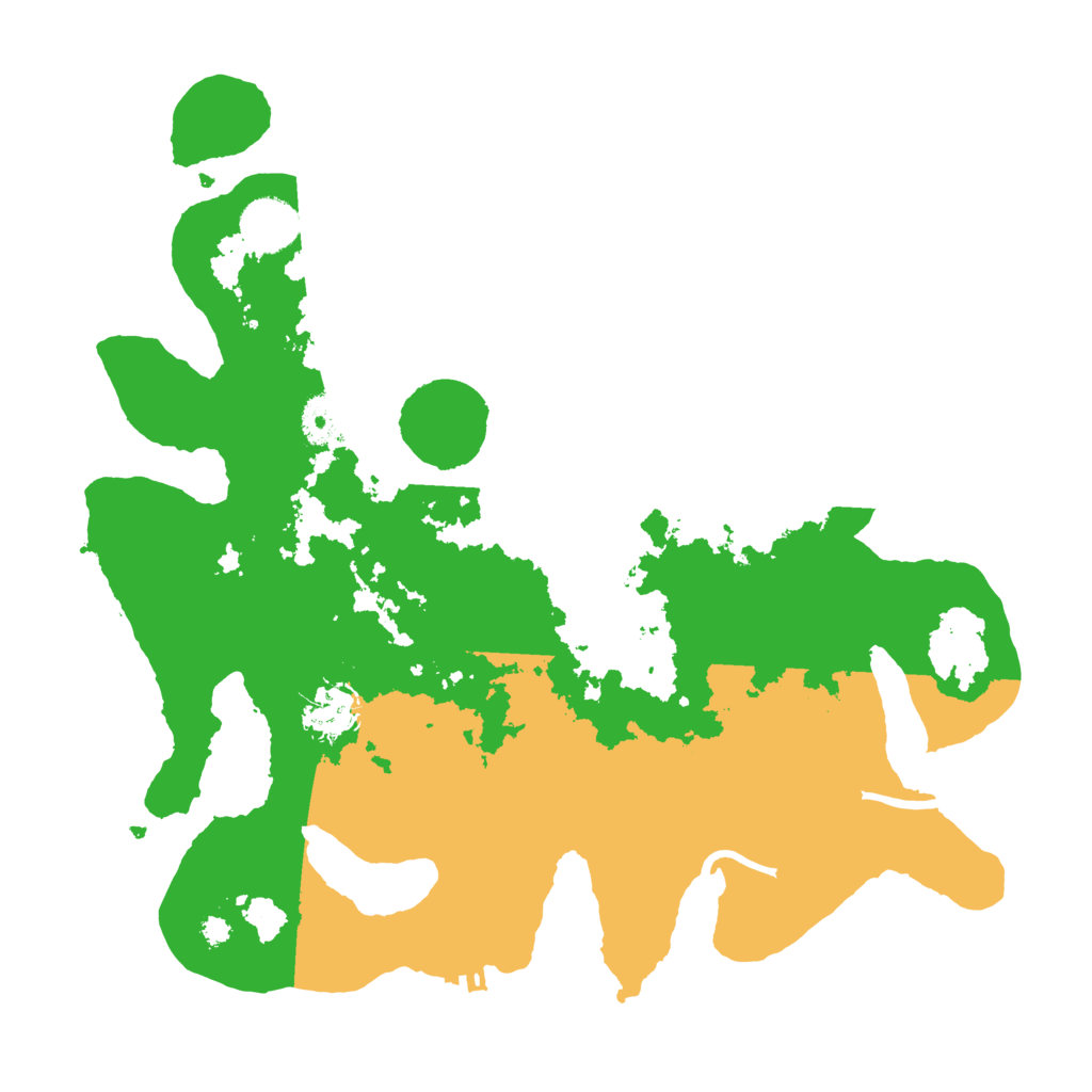 Biome Rust Map: Procedural Map, Size: 3500, Seed: 980165556