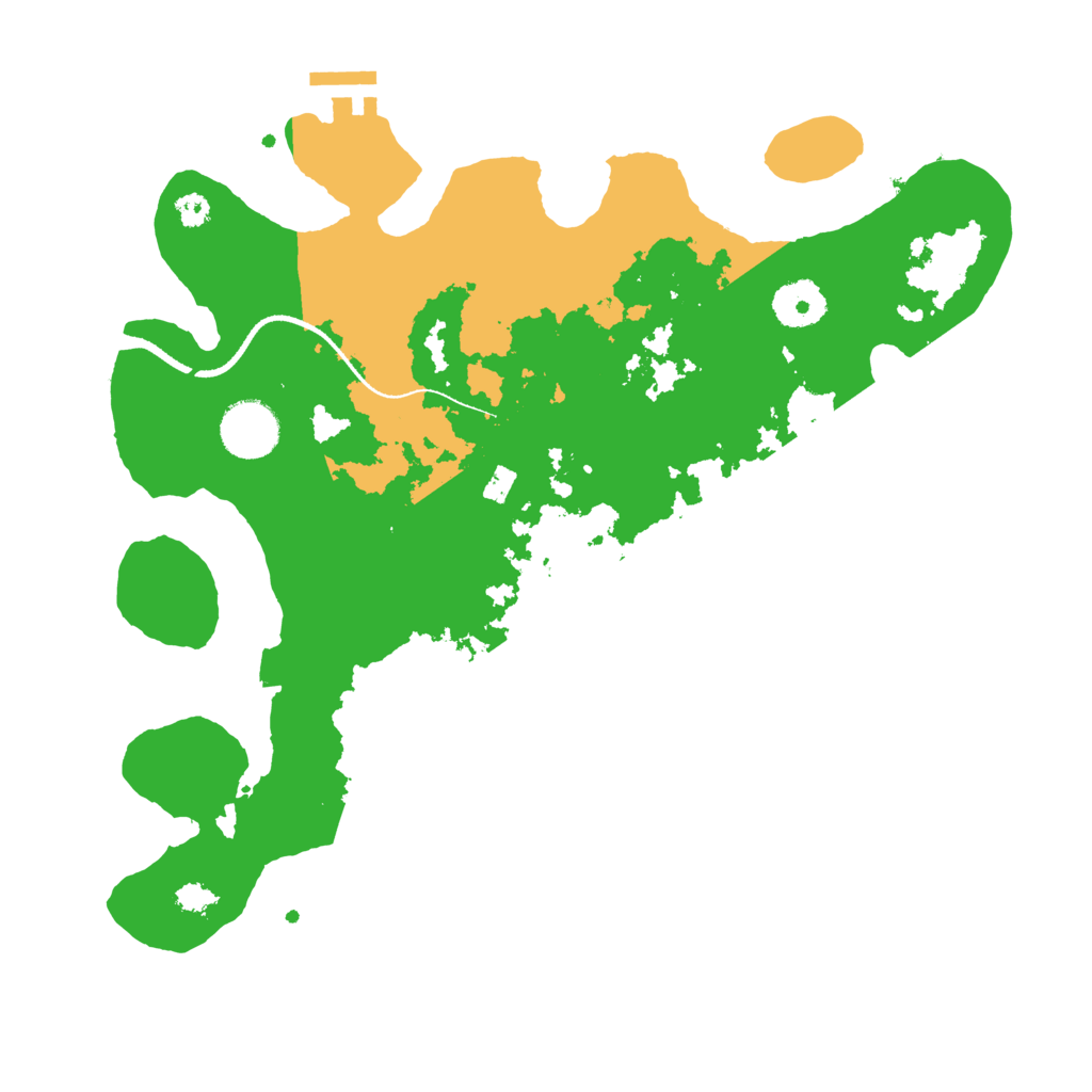 Biome Rust Map: Procedural Map, Size: 3300, Seed: 1170958272