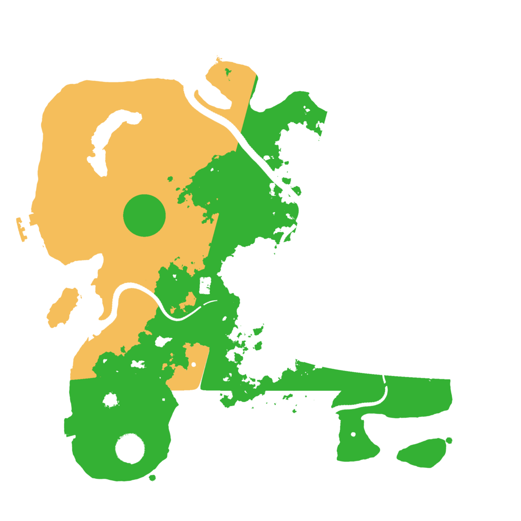 Biome Rust Map: Procedural Map, Size: 3250, Seed: 967845320