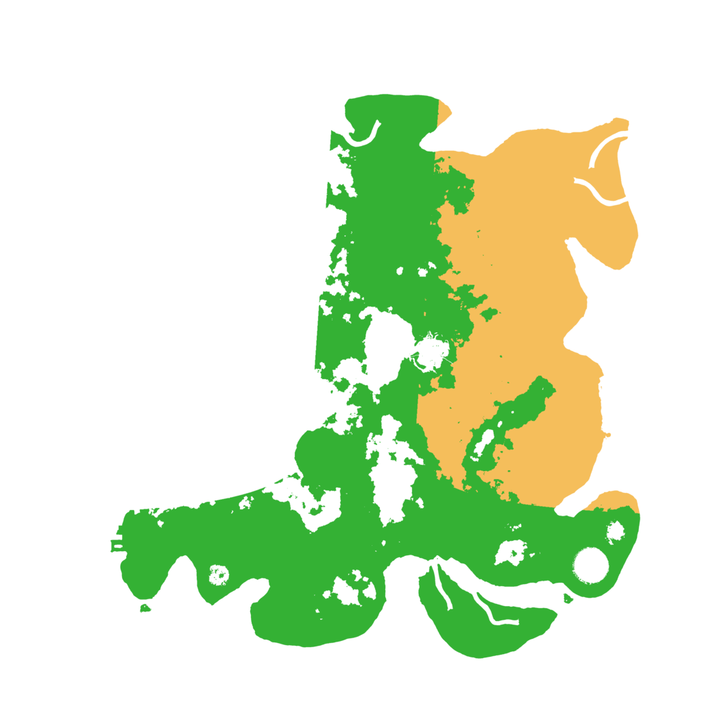 Biome Rust Map: Procedural Map, Size: 3500, Seed: 33936014