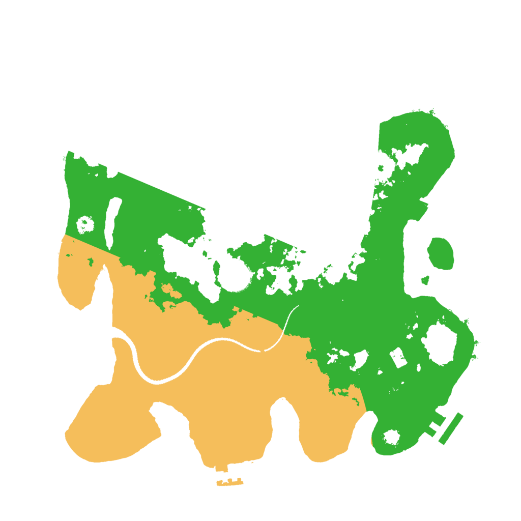 Biome Rust Map: Procedural Map, Size: 3000, Seed: 1213185736