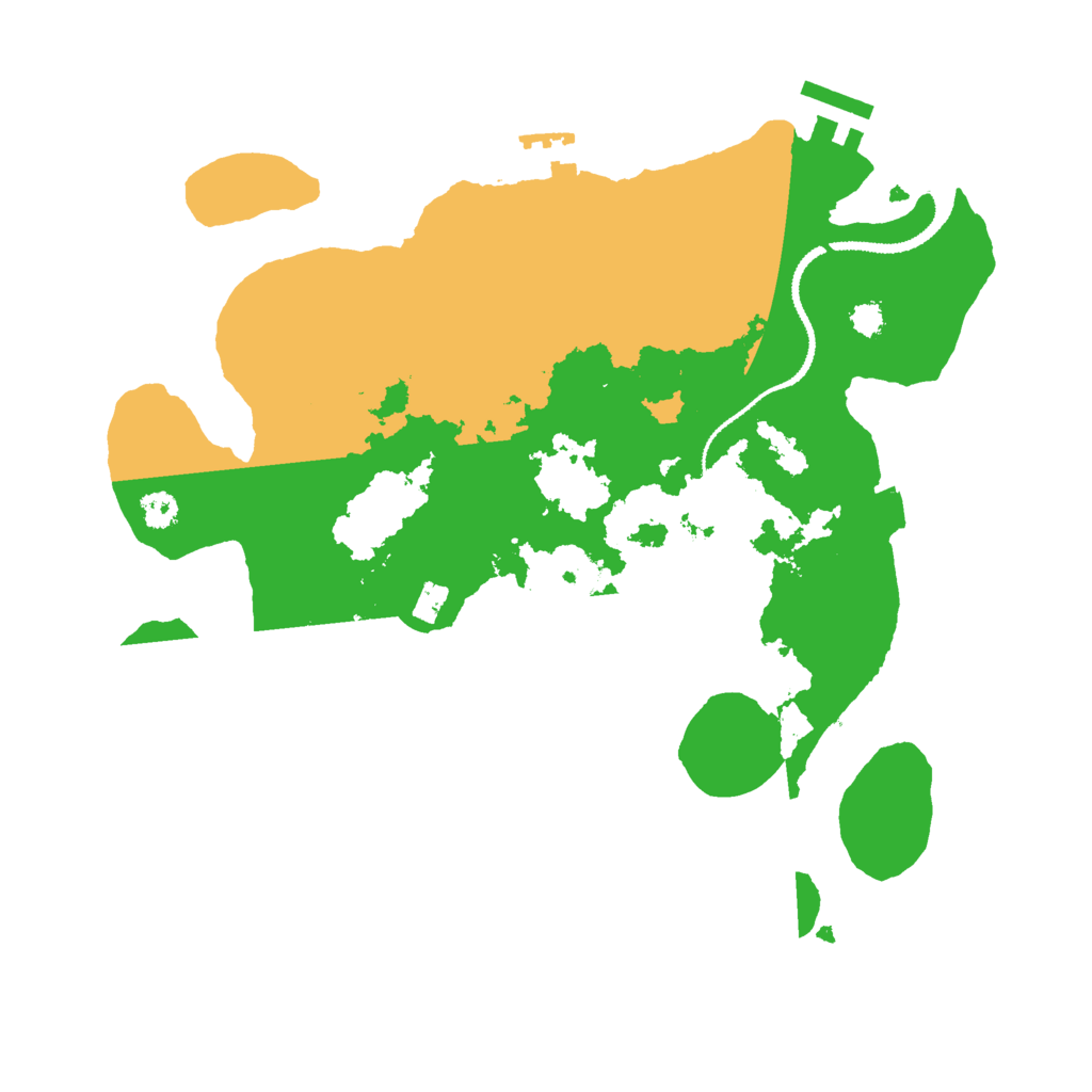 Biome Rust Map: Procedural Map, Size: 3000, Seed: 2725639