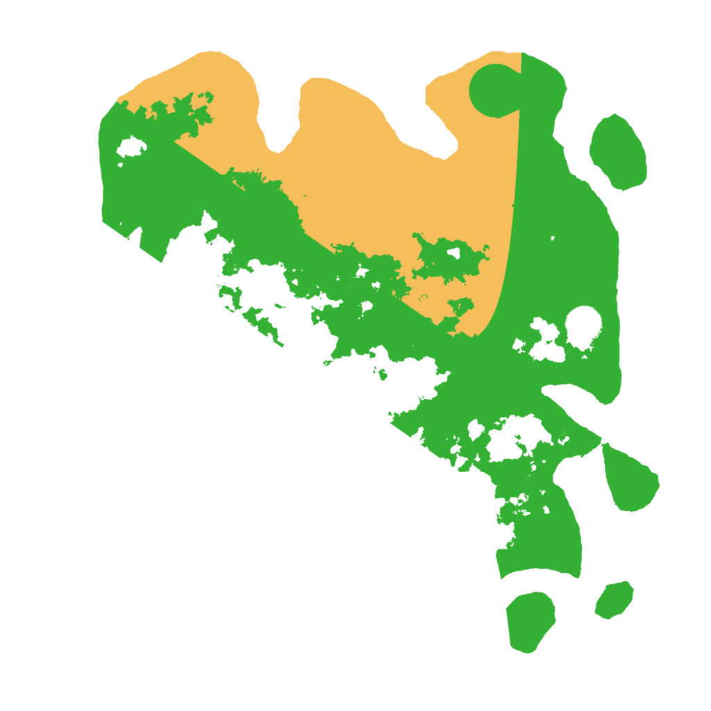 Biome Rust Map: Barren, Size: 3500, Seed: 2080401633