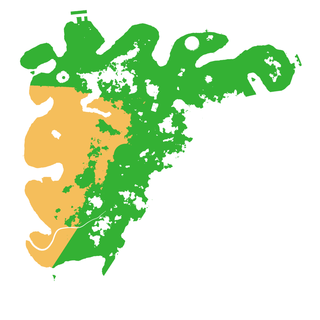Biome Rust Map: Procedural Map, Size: 4000, Seed: 68281