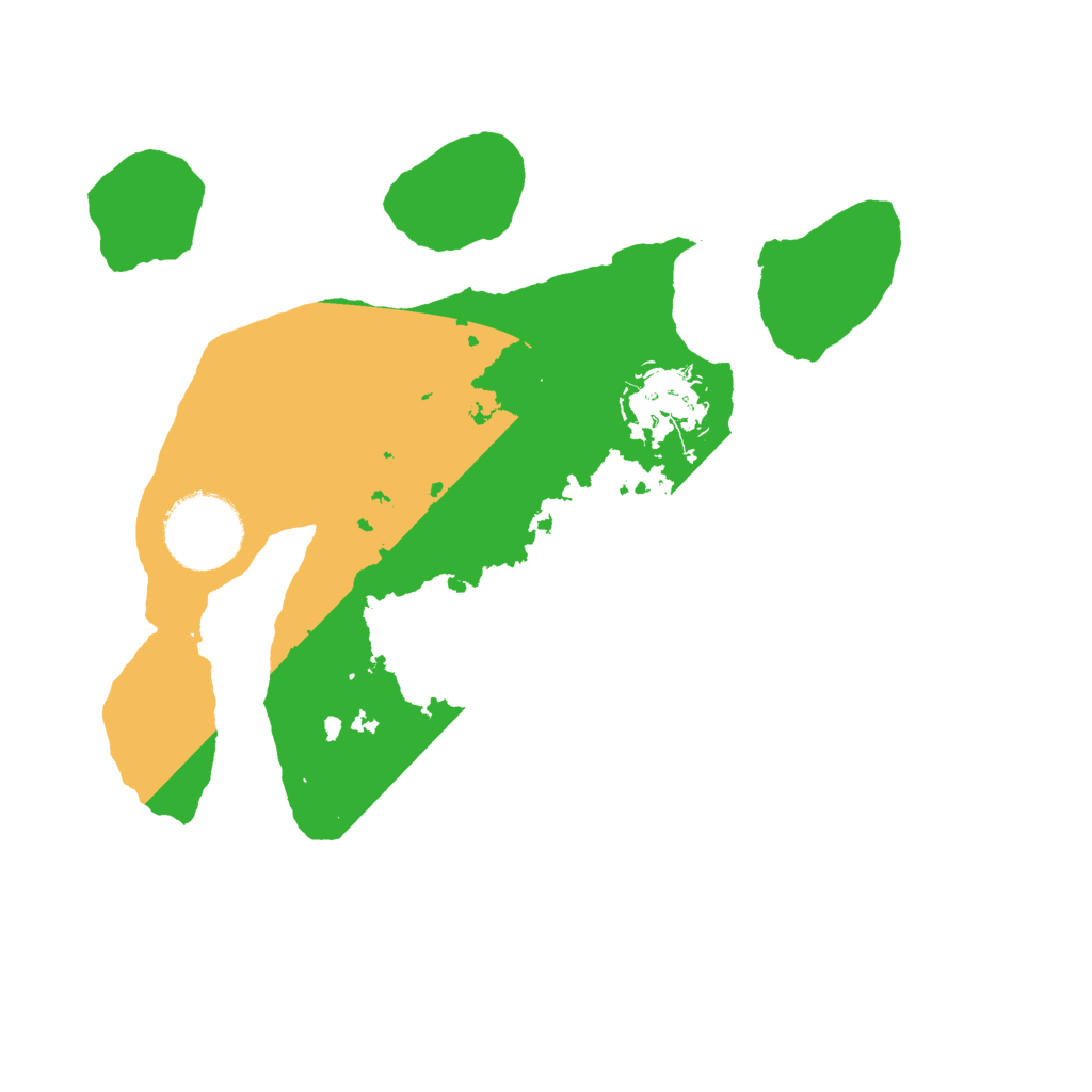 Biome Rust Map: Barren, Size: 2500, Seed: 254487149