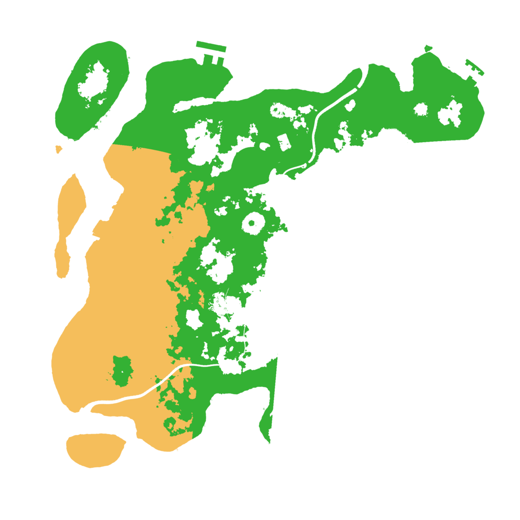 Biome Rust Map: Procedural Map, Size: 3500, Seed: 1259575917
