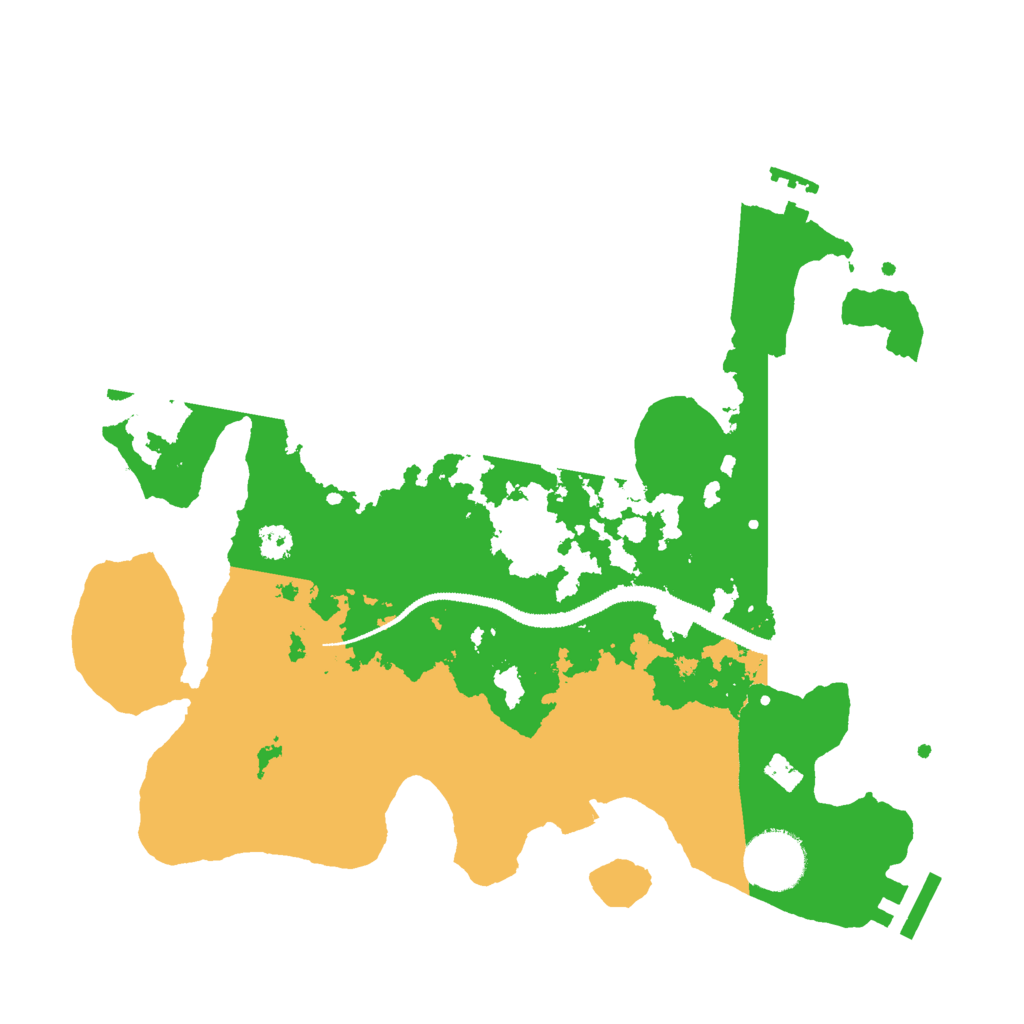 Biome Rust Map: Procedural Map, Size: 3000, Seed: 420420420