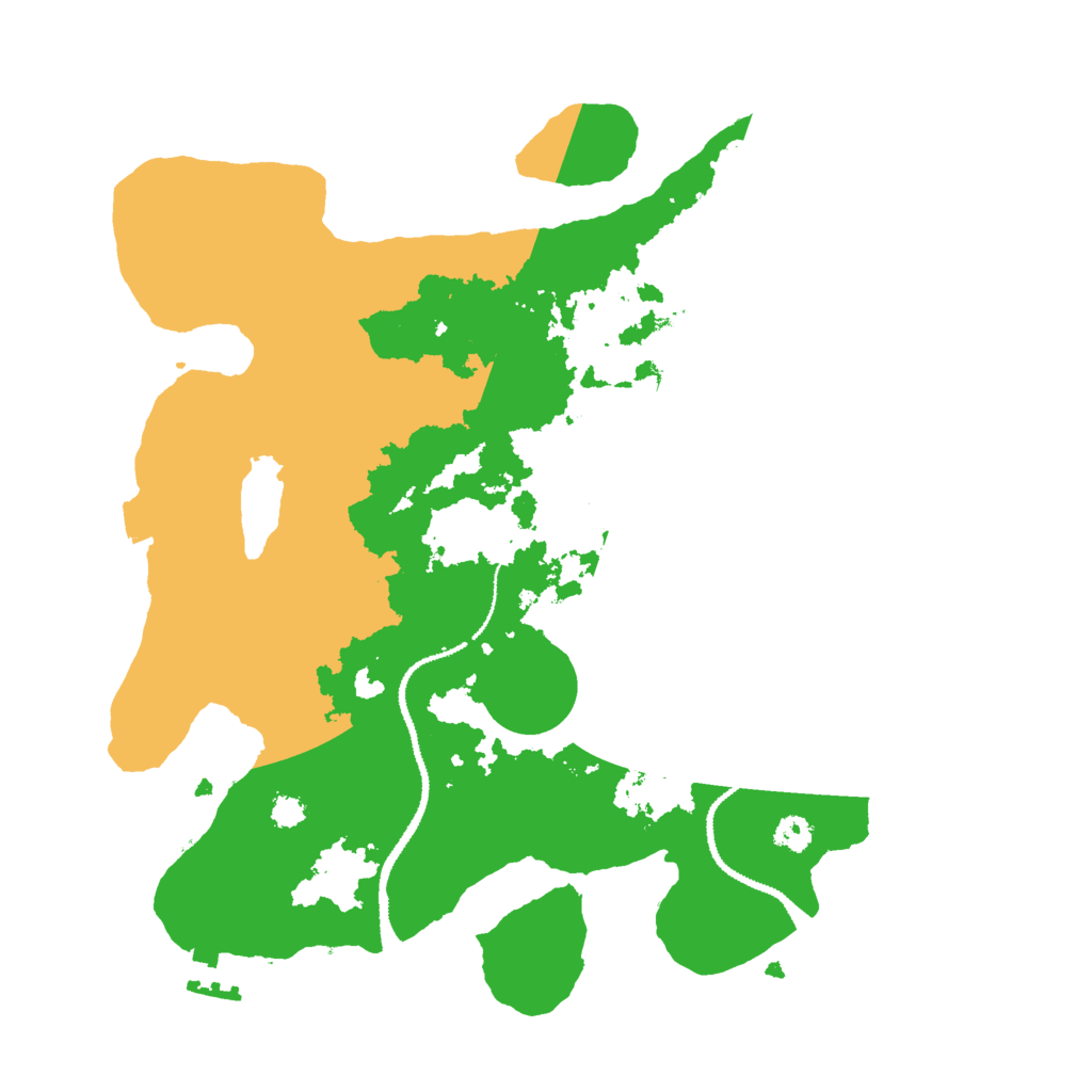 Biome Rust Map: Procedural Map, Size: 3000, Seed: 45623