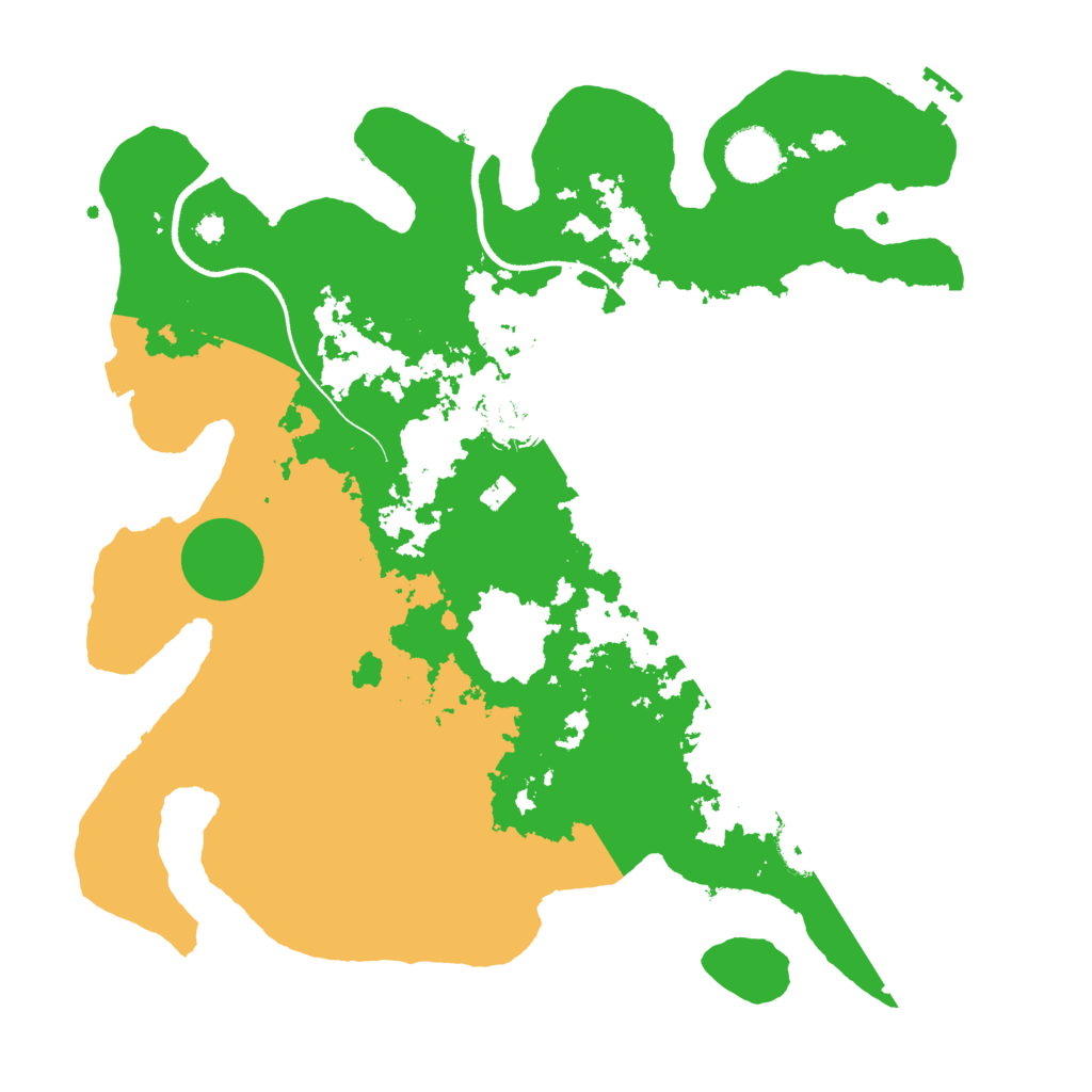 Biome Rust Map: Procedural Map, Size: 3500, Seed: 4149