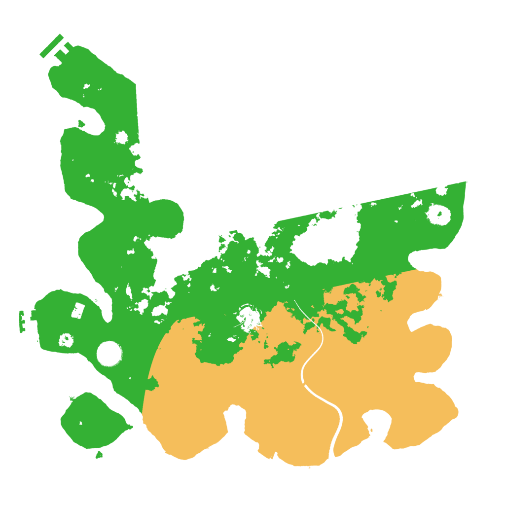 Biome Rust Map: Procedural Map, Size: 3500, Seed: 717905