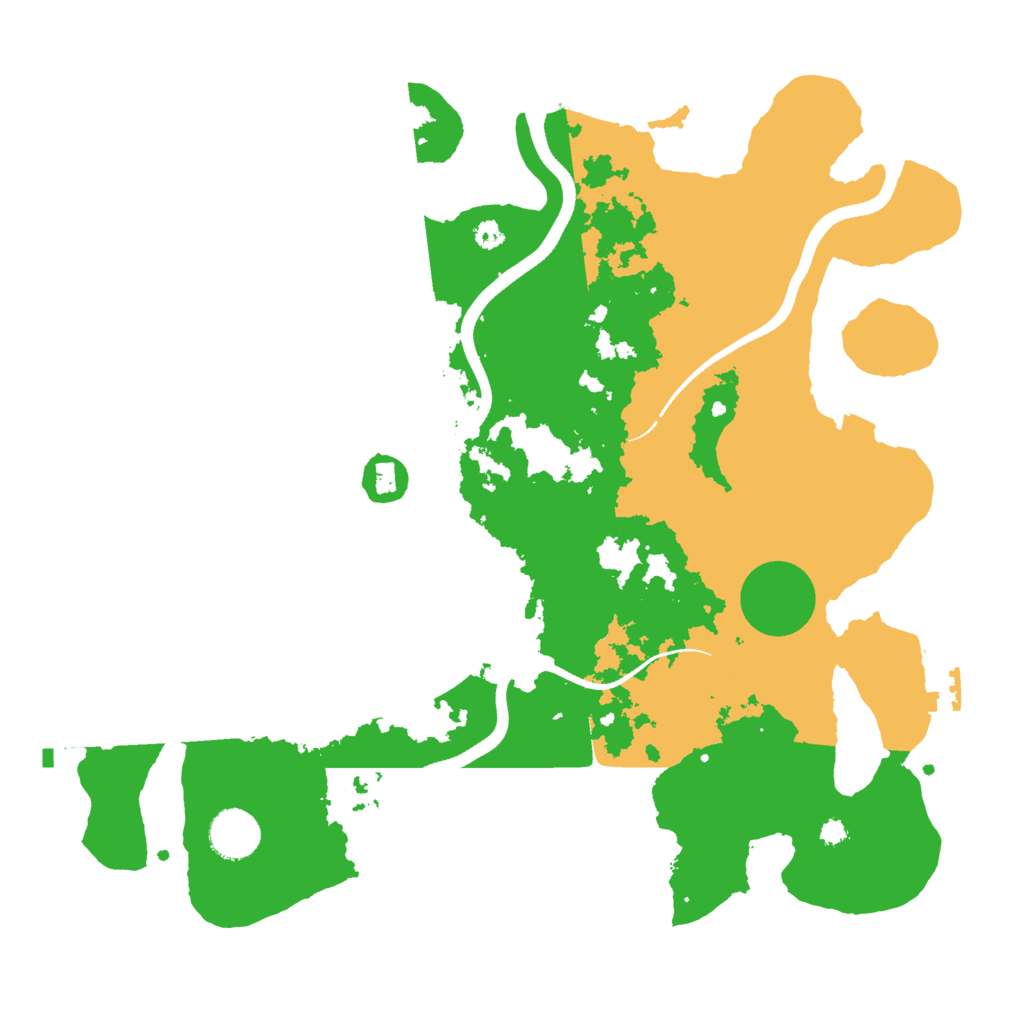 Biome Rust Map: Procedural Map, Size: 3600, Seed: 636080742