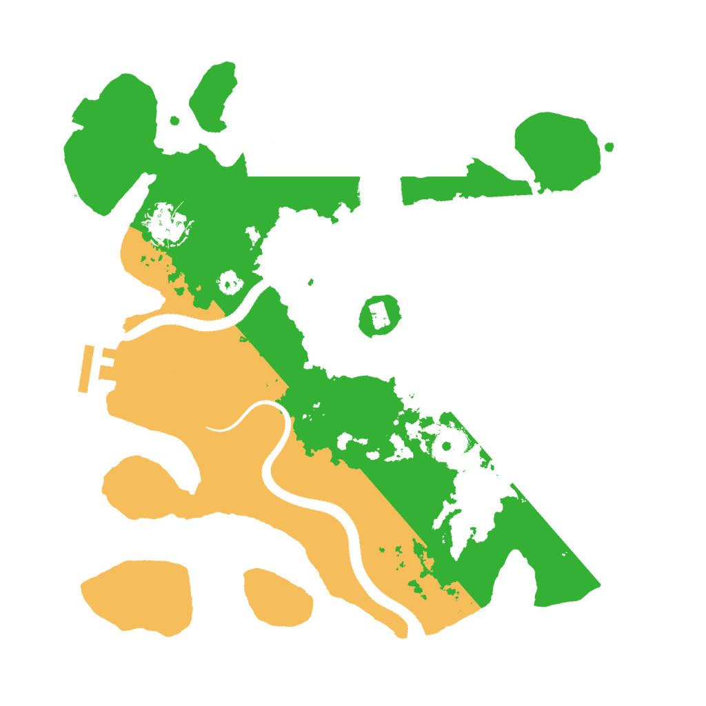 Biome Rust Map: Procedural Map, Size: 3000, Seed: 19072022