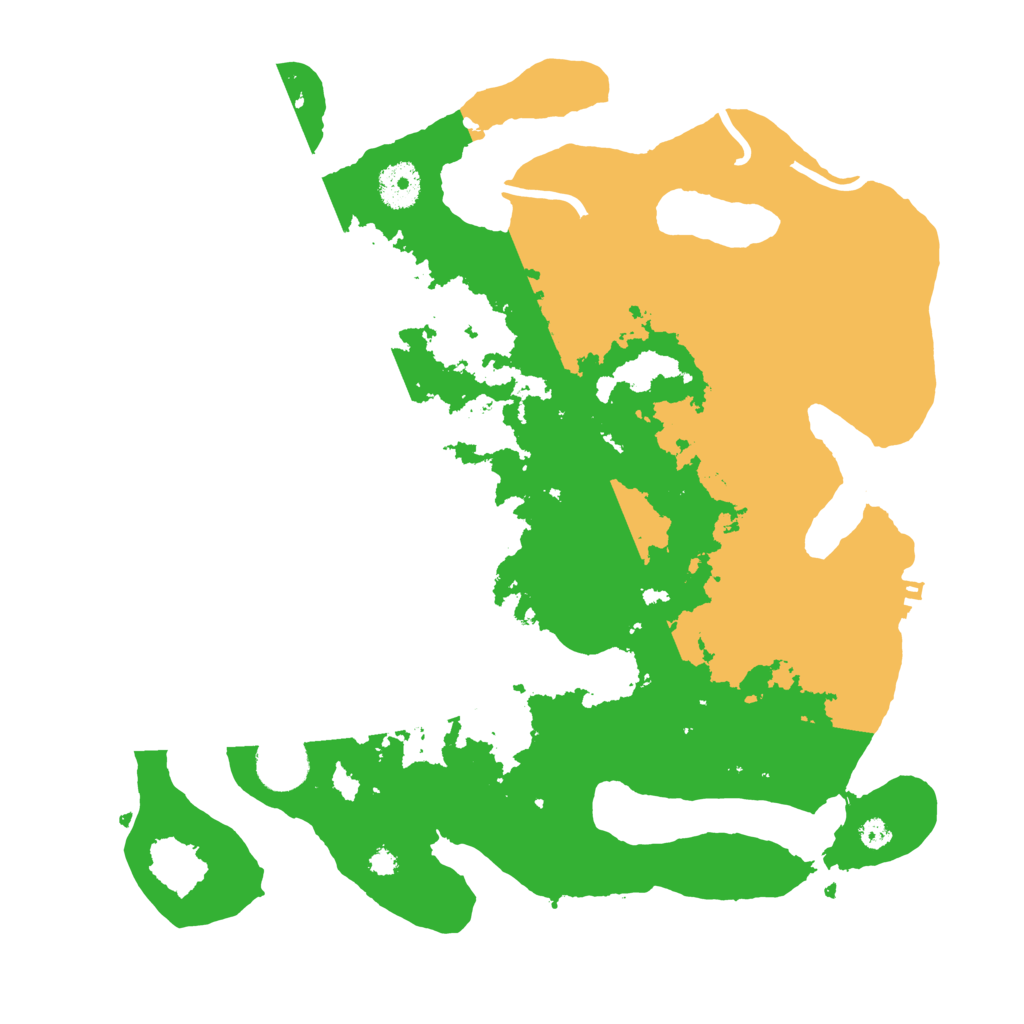 Biome Rust Map: Procedural Map, Size: 3500, Seed: 1444943705