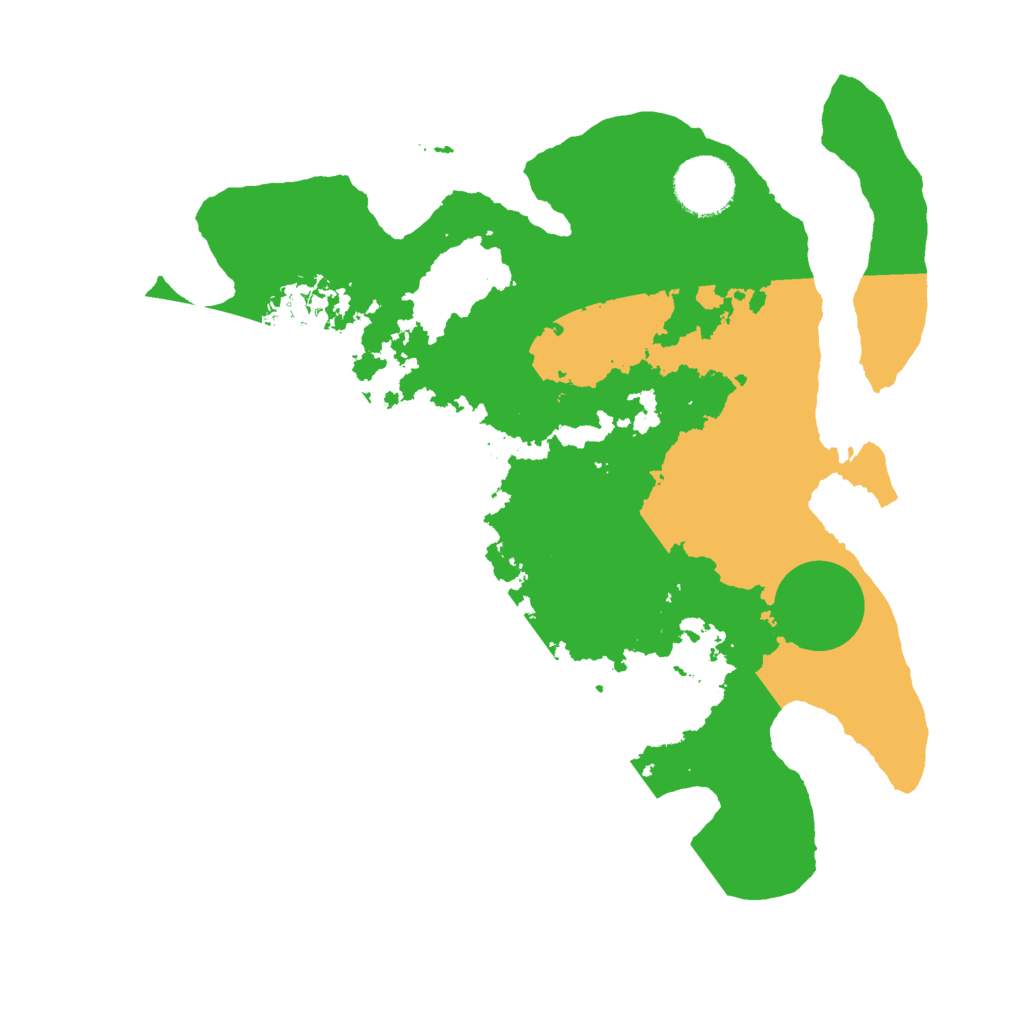 Biome Rust Map: Barren, Size: 3000, Seed: 1830669183