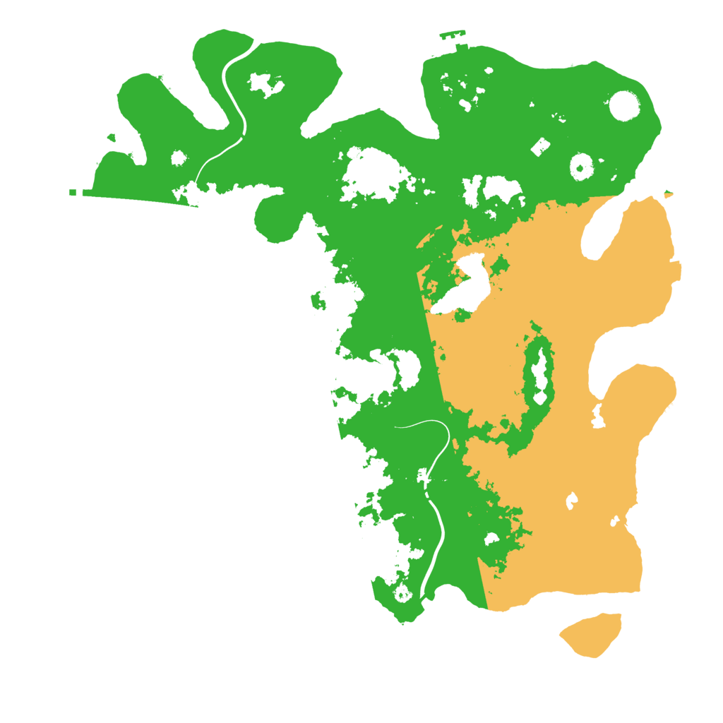 Biome Rust Map: Procedural Map, Size: 4250, Seed: 1382896674