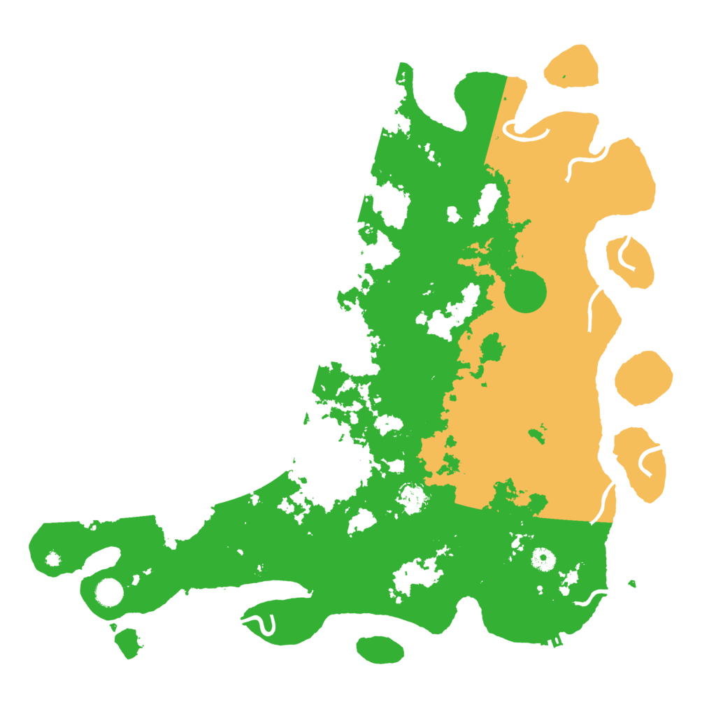 Biome Rust Map: Procedural Map, Size: 4500, Seed: 632271578