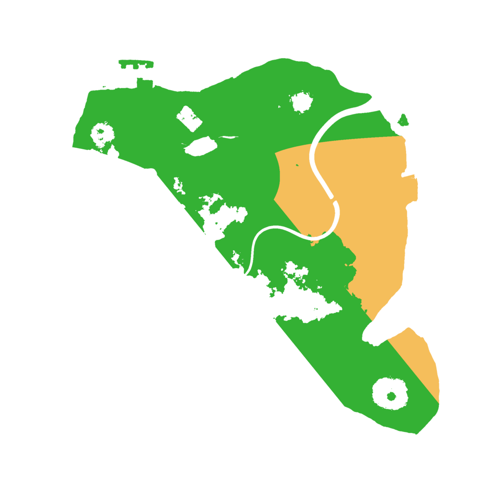 Biome Rust Map: Procedural Map, Size: 2200, Seed: 12312414