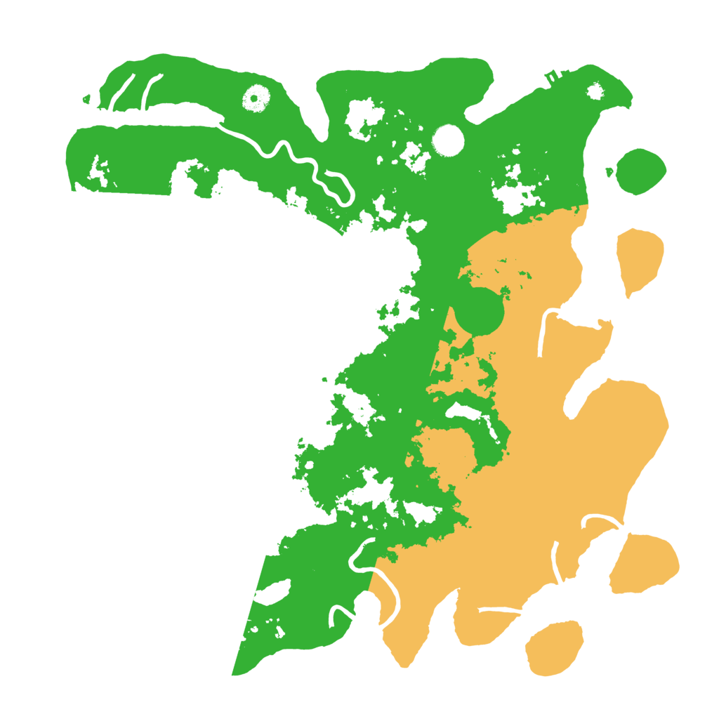 Biome Rust Map: Procedural Map, Size: 3999, Seed: 27