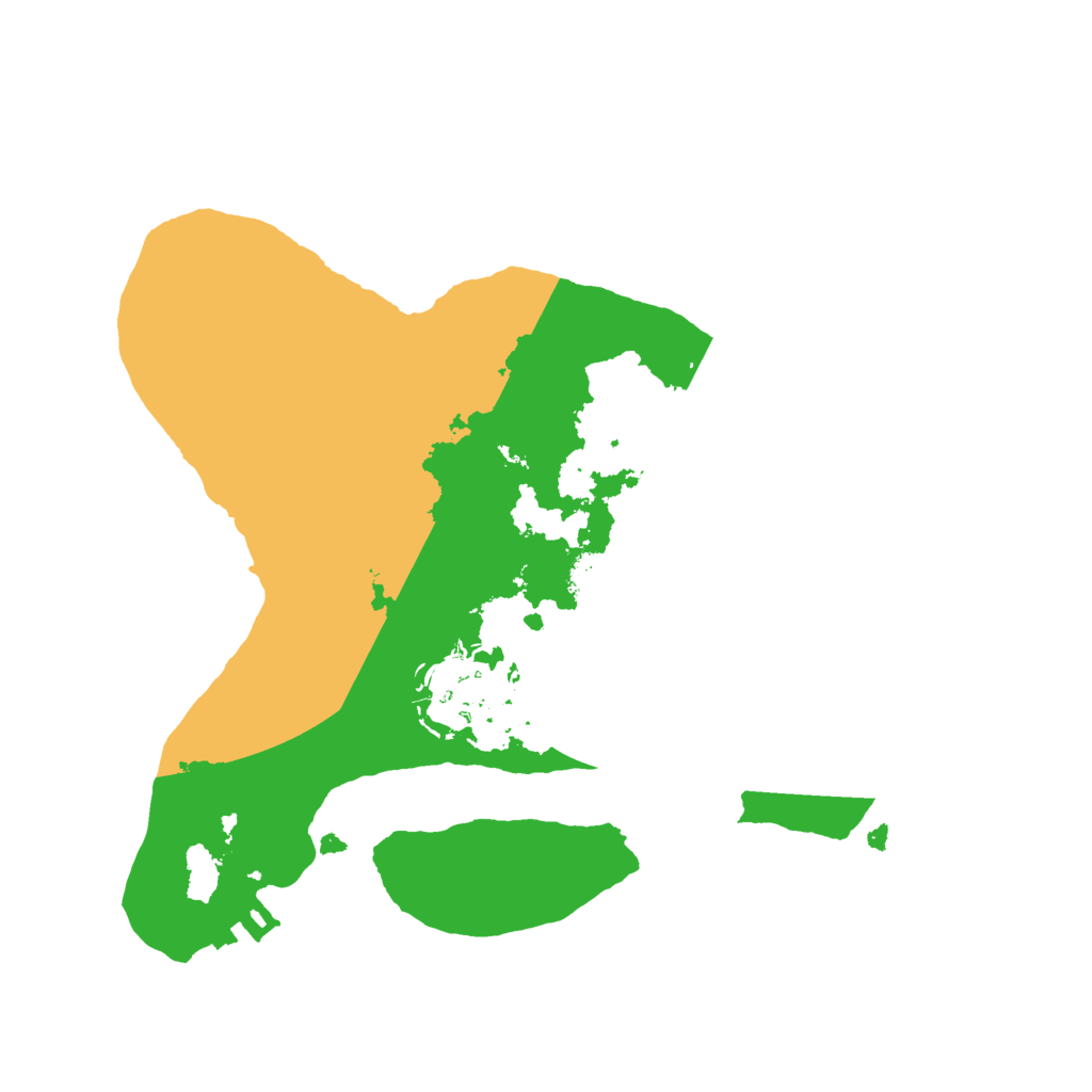 Biome Rust Map: Procedural Map, Size: 2200, Seed: 696969