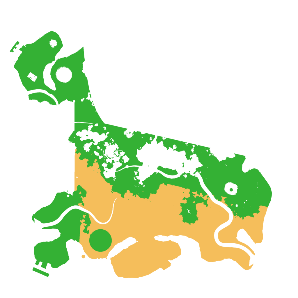Biome Rust Map: Procedural Map, Size: 3500, Seed: 1644987452