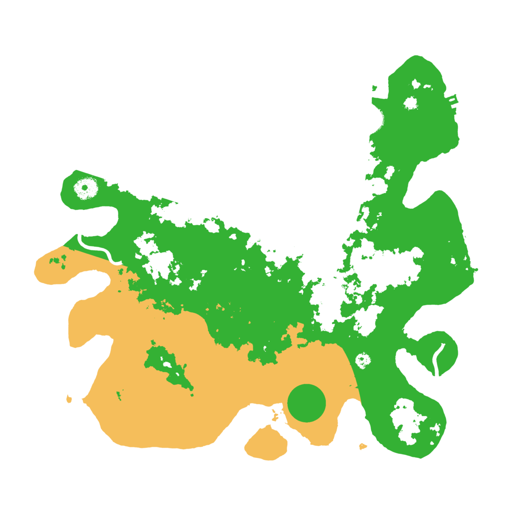 Biome Rust Map: Procedural Map, Size: 3500, Seed: 2092161623