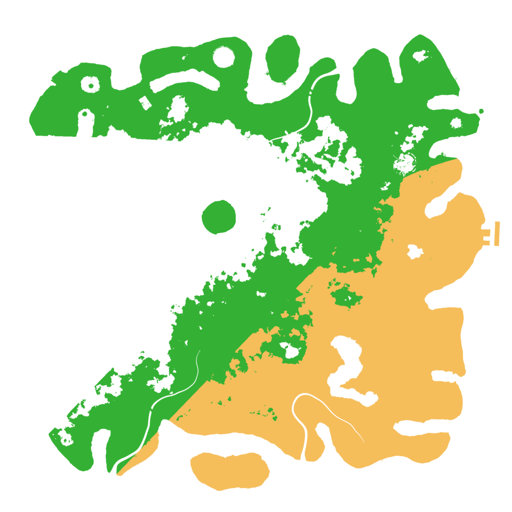 Biome Rust Map: Procedural Map, Size: 4250, Seed: 35999