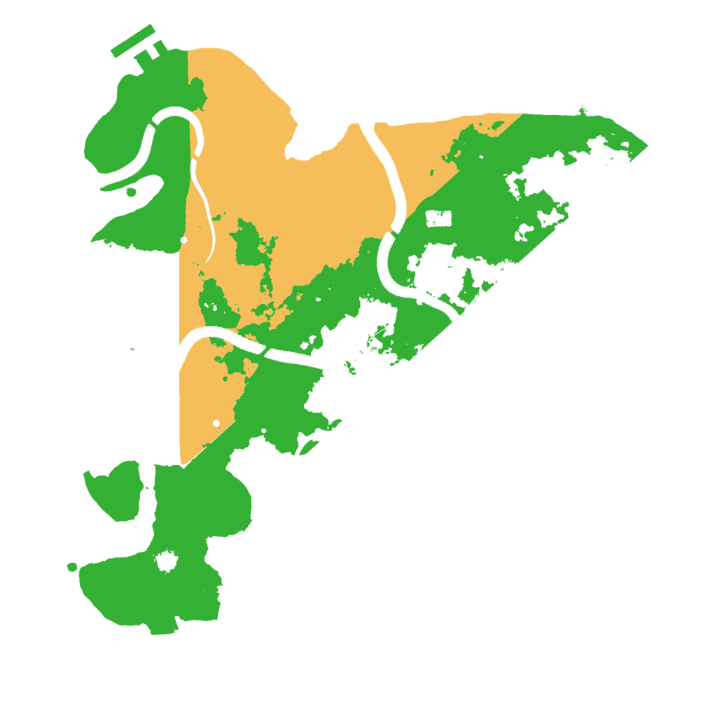 Biome Rust Map: Procedural Map, Size: 3000, Seed: 1998595247