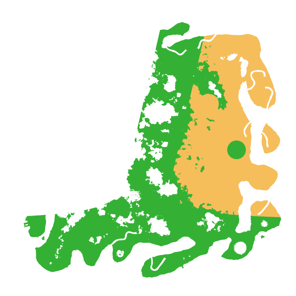 Biome Rust Map: Procedural Map, Size: 4200, Seed: 766932