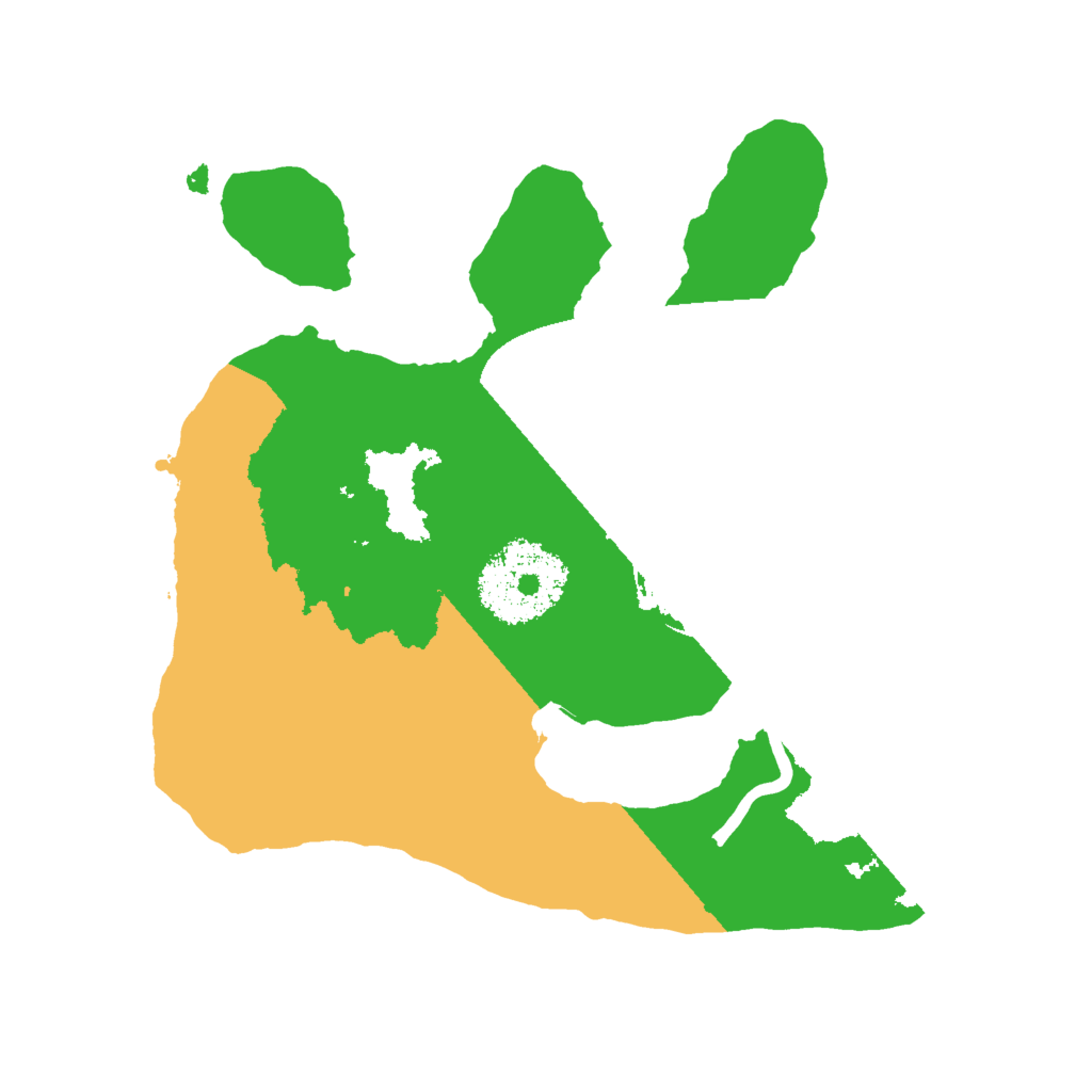 Biome Rust Map: Procedural Map, Size: 2000, Seed: 2471458