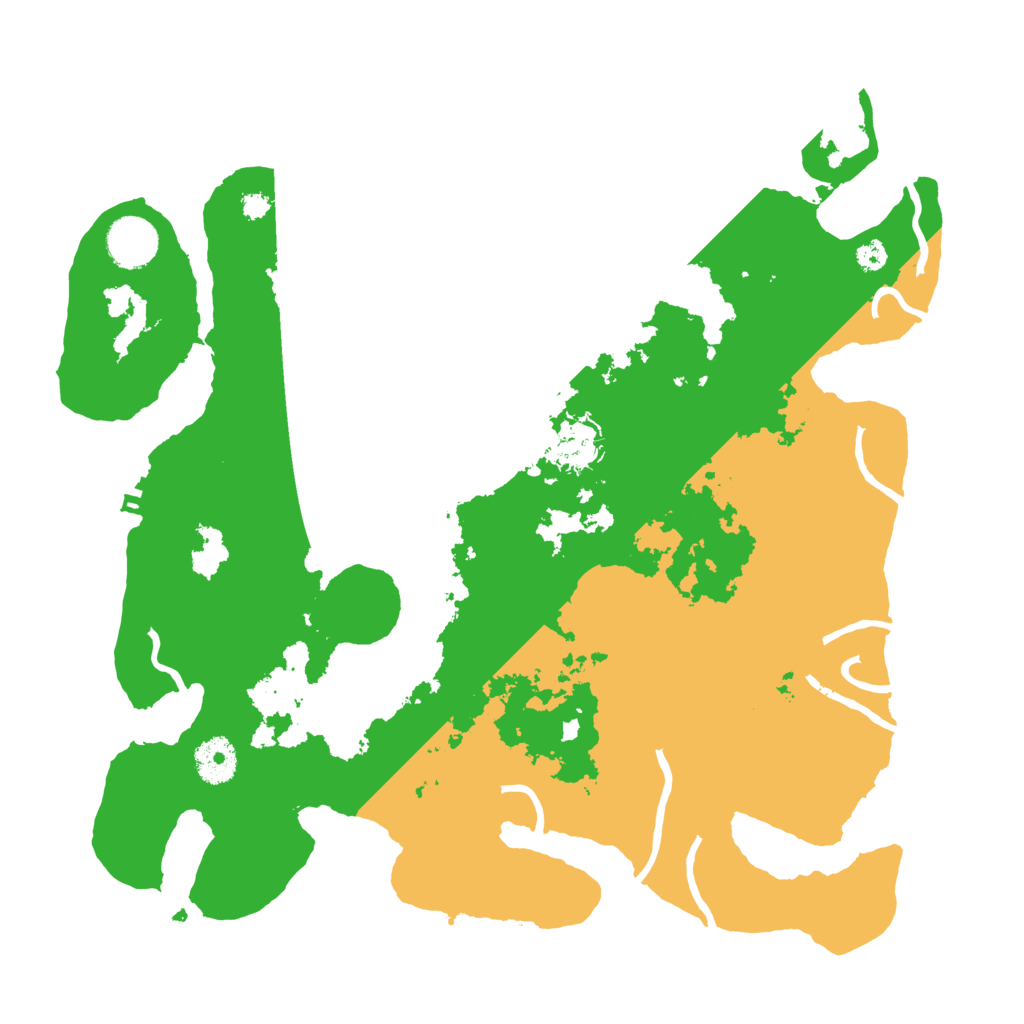 Biome Rust Map: Procedural Map, Size: 3500, Seed: 520833472