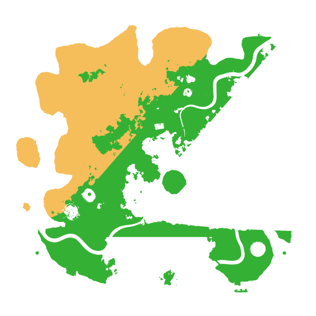 Biome Rust Map: Procedural Map, Size: 3700, Seed: 1636146165
