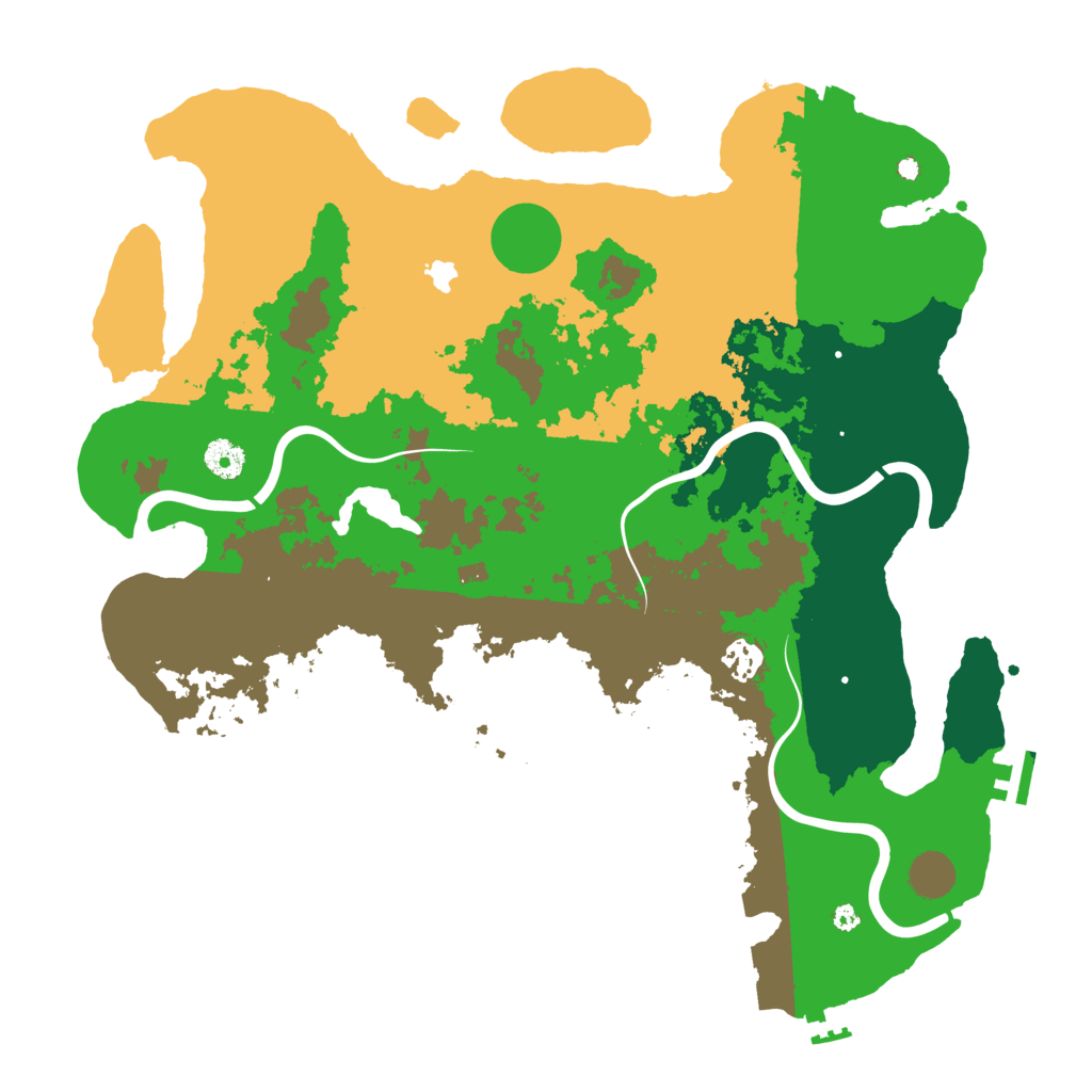 Biome Rust Map: Procedural Map, Size: 4100, Seed: 201509288