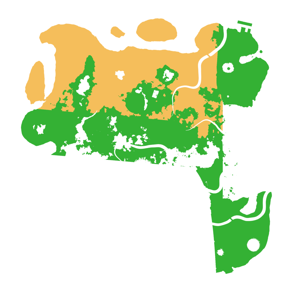 Biome Rust Map: Procedural Map, Size: 4100, Seed: 201509288