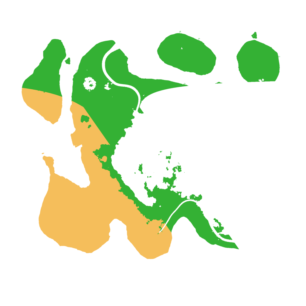 Biome Rust Map: Procedural Map, Size: 2500, Seed: 285635838