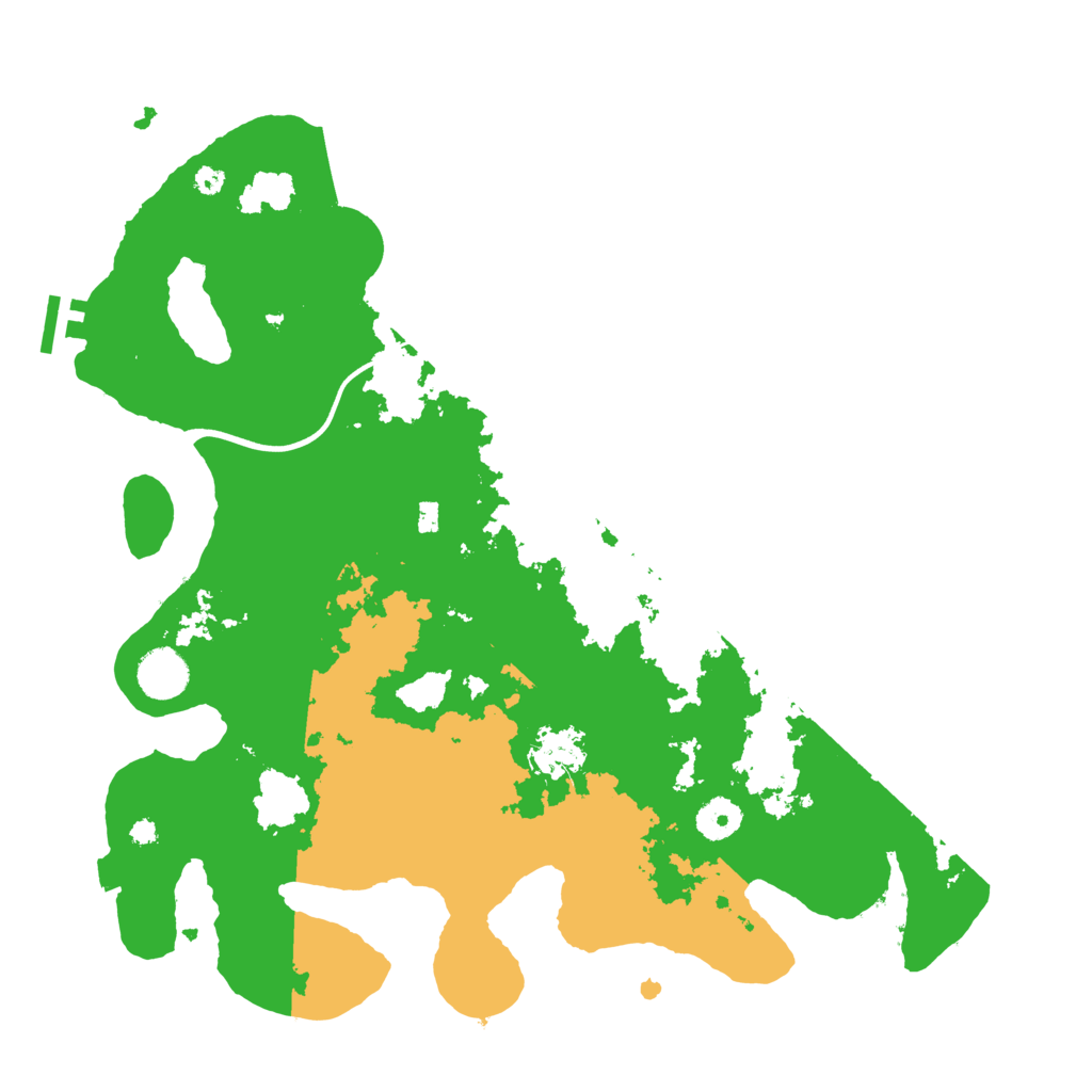 Biome Rust Map: Procedural Map, Size: 3800, Seed: 411931