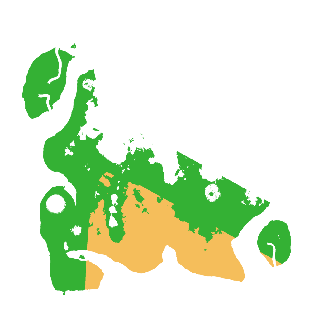 Biome Rust Map: Procedural Map, Size: 3000, Seed: 27277