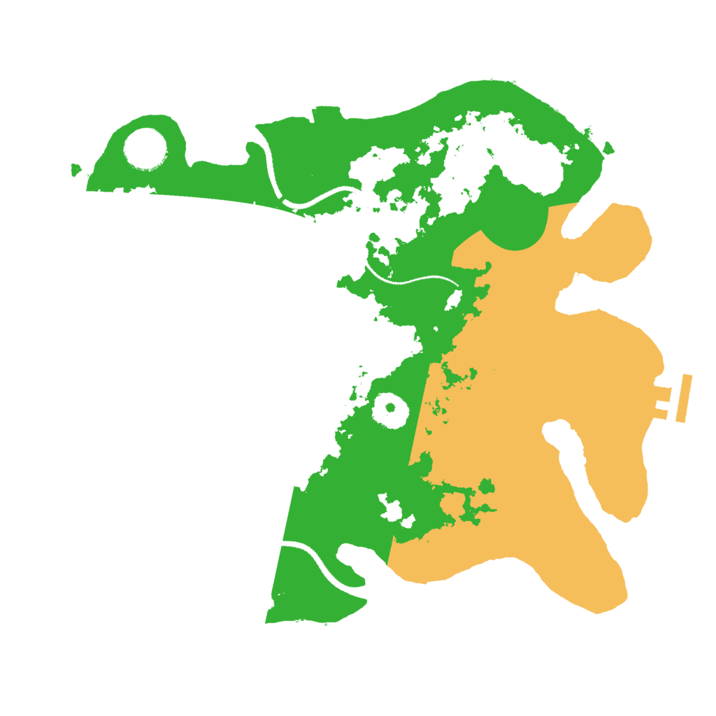 Biome Rust Map: Procedural Map, Size: 3000, Seed: 585832