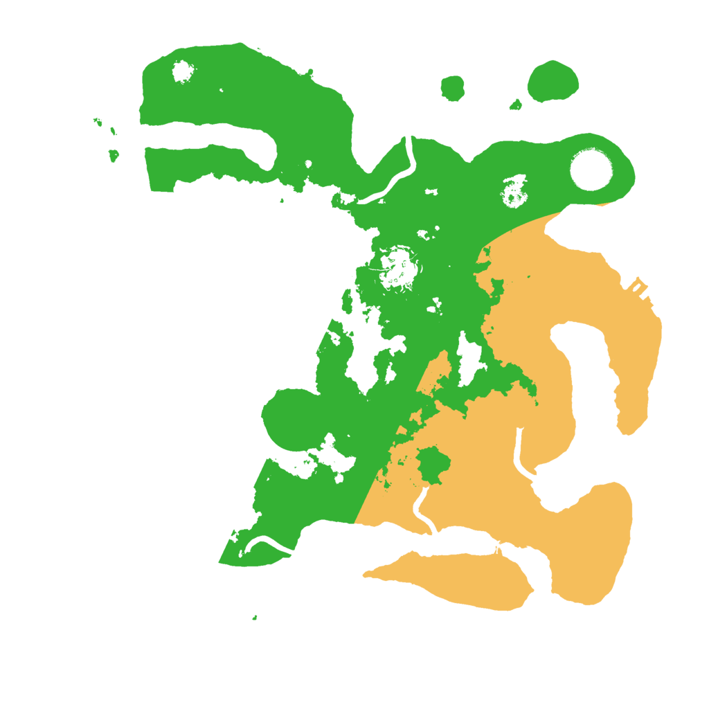 Biome Rust Map: Procedural Map, Size: 3000, Seed: 22769