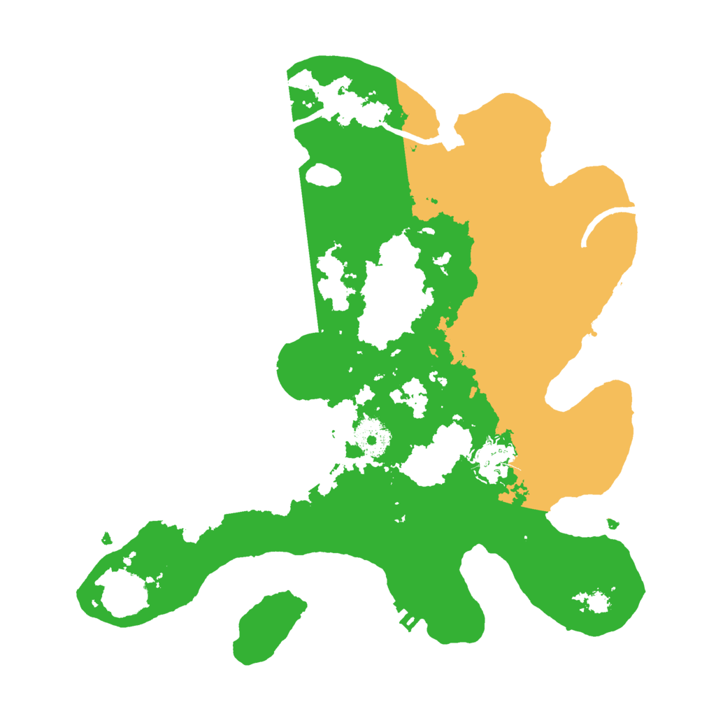 Biome Rust Map: Procedural Map, Size: 3000, Seed: 21316