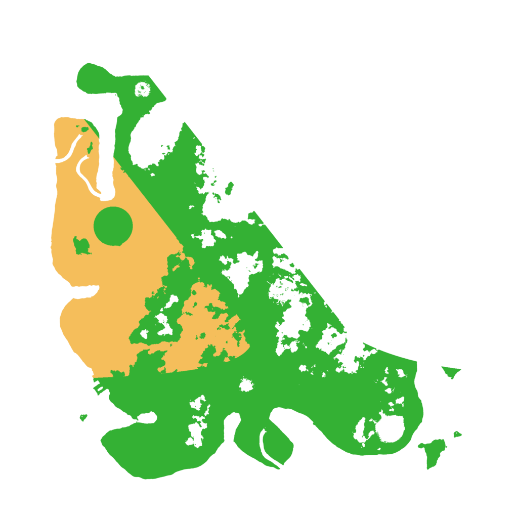 Biome Rust Map: Procedural Map, Size: 3500, Seed: 1226077058