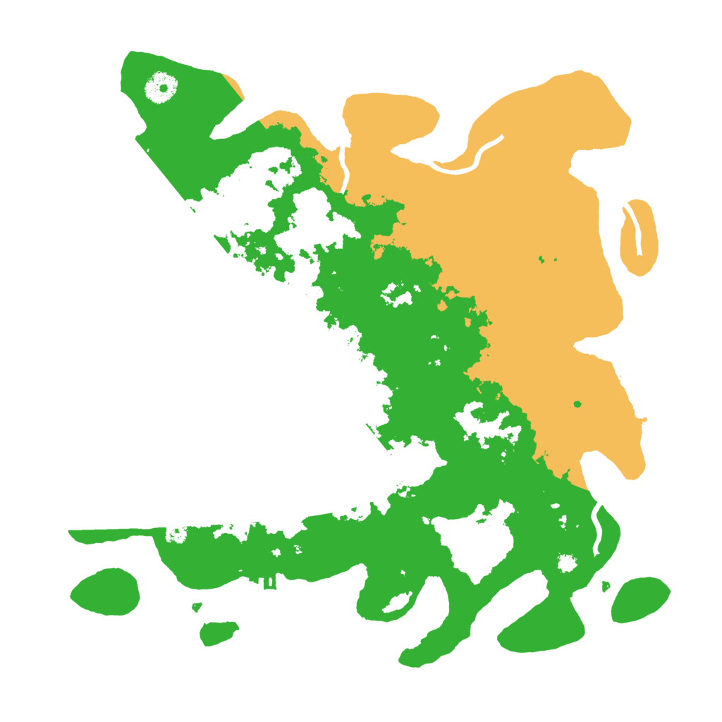 Biome Rust Map: Procedural Map, Size: 3500, Seed: 1408004571