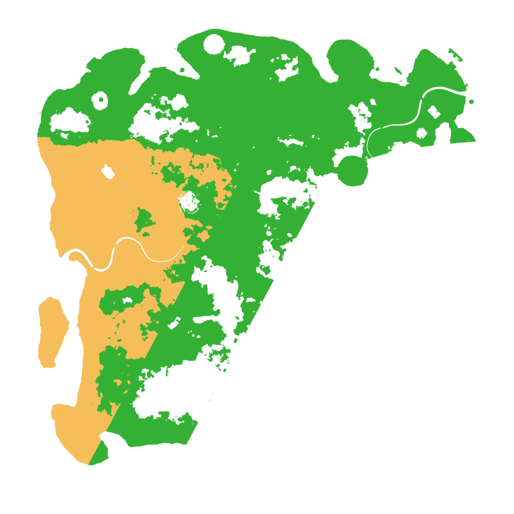 Biome Rust Map: Procedural Map, Size: 4444, Seed: 420073713