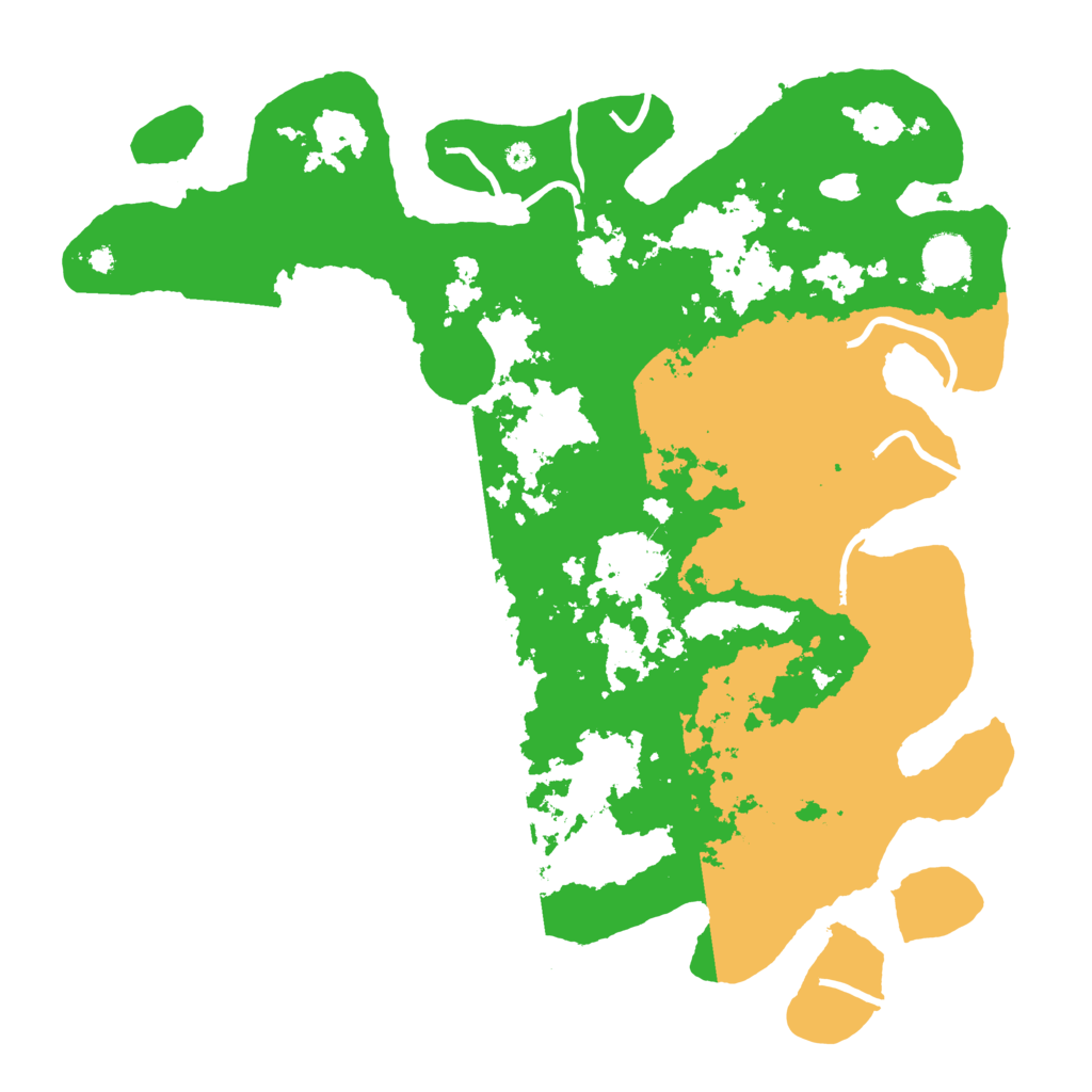 Biome Rust Map: Procedural Map, Size: 3950, Seed: 86564
