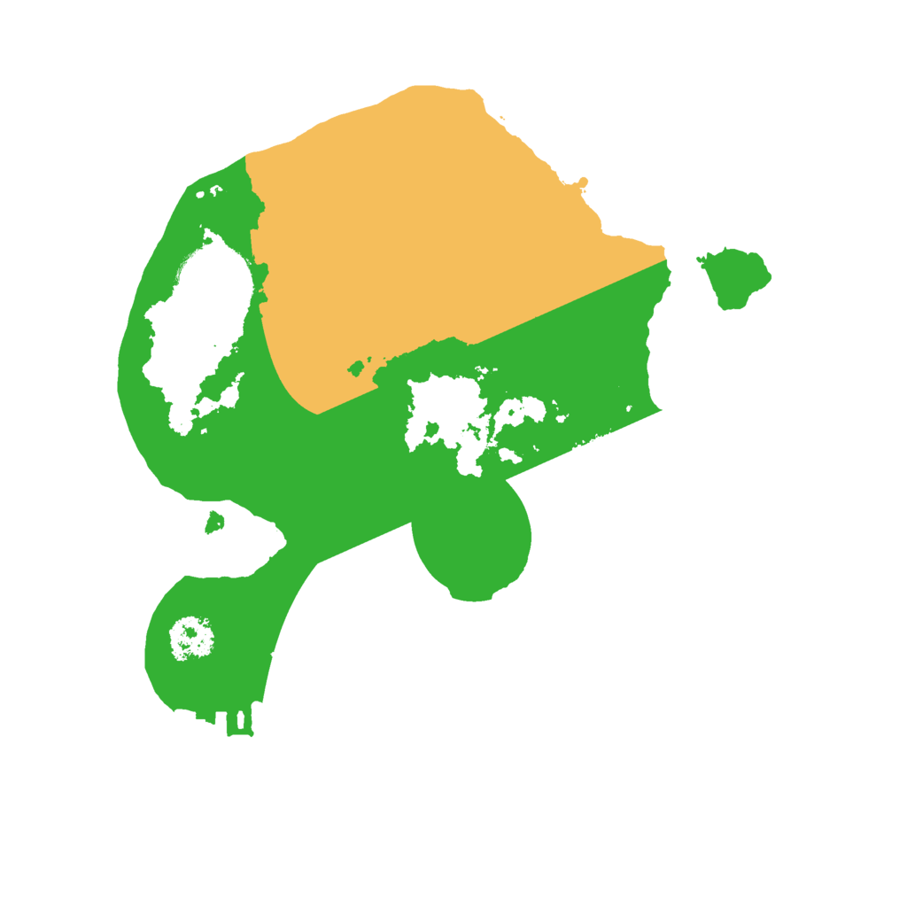 Biome Rust Map: Procedural Map, Size: 2100, Seed: 15486