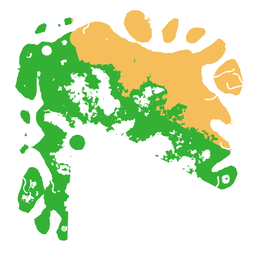 Biome Rust Map: Procedural Map, Size: 4500, Seed: 539912002