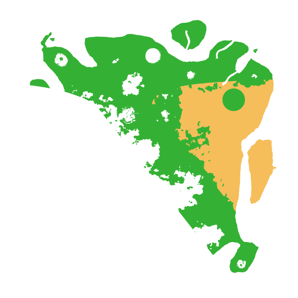 Biome Rust Map: Procedural Map, Size: 3500, Seed: 491300512