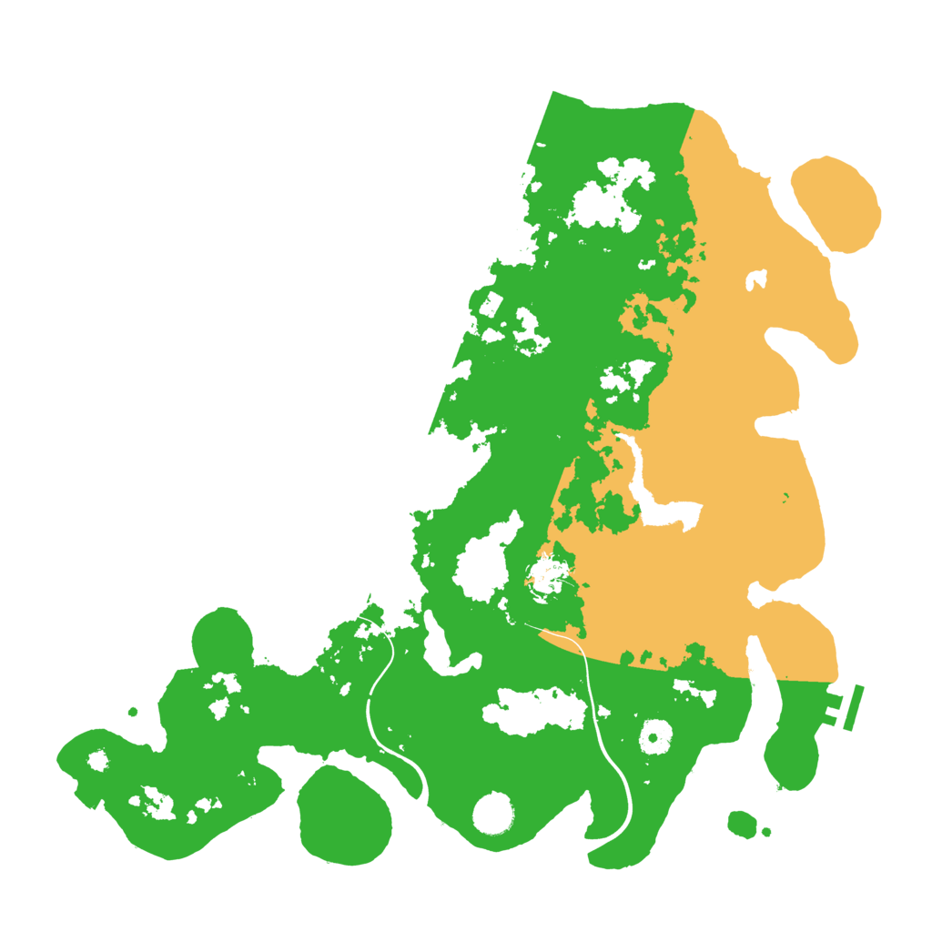 Biome Rust Map: Procedural Map, Size: 4050, Seed: 568510936